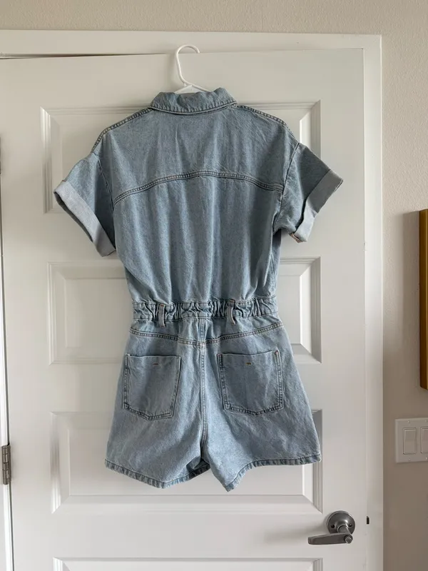 ZARA Demin Romper - Image 2