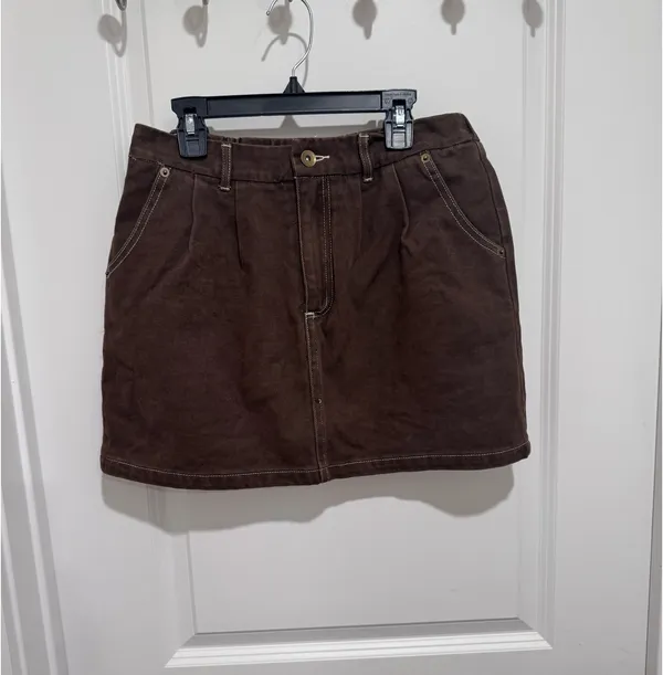 Vestique Brown Denim Skort - Image 2