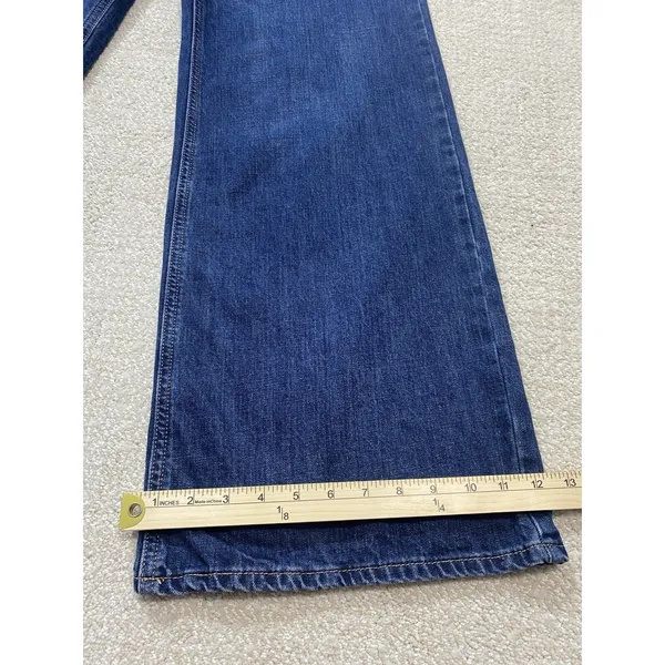 MNG Mango High Rise Wide Leg Jeans Womens US 4 100% Cotton - Image 15