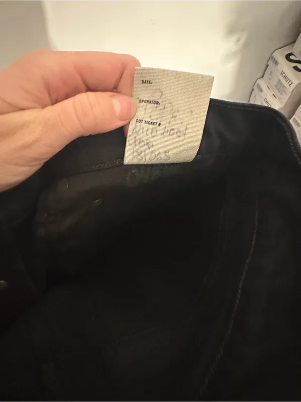 NWOT Agolde Nico bootcut jeans black 27 - Image 7