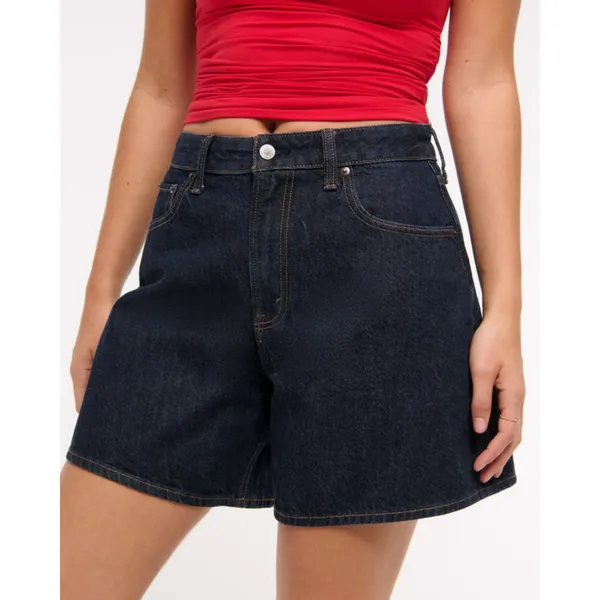 Abercrombie & Fitch Curve Love High Rise Loose Short Size 34 - Image 12
