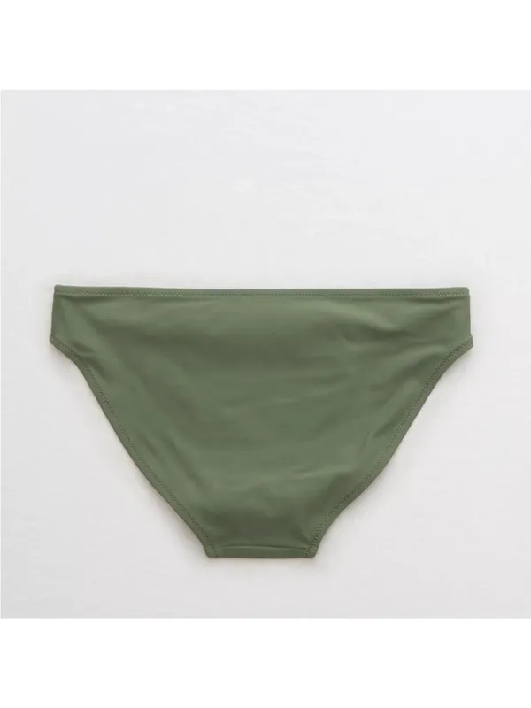 NWT Aerie Olive Green Bikini Bottoms - Size: Large - Image 6