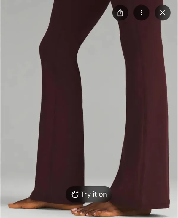 Lululemon Groove Nulu Super-high-rise Flared Women Pants - Garnet - Image 4