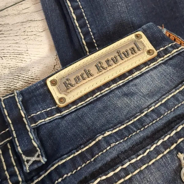 Rock revival leni east boot jeans size 30 - Image 8
