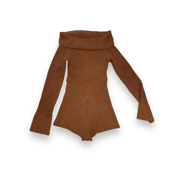 Revolve all the ways Kalina long sleeve off shoulder romper size small - Image 2