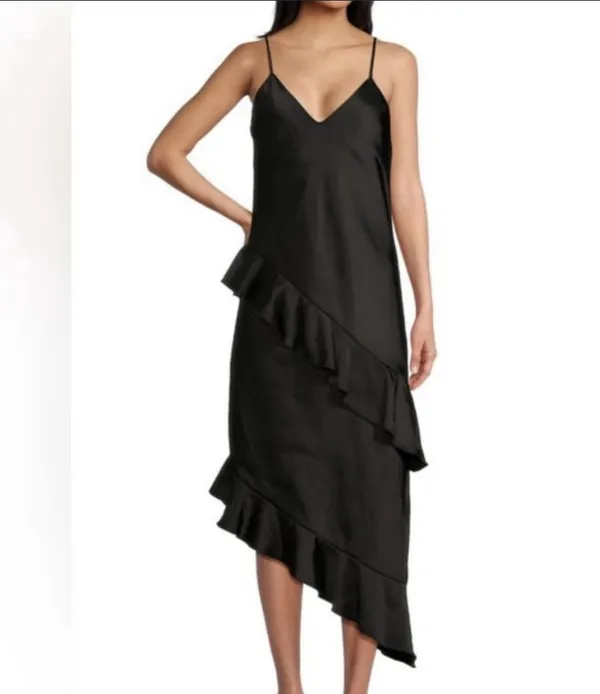 Gianni Bini Black Asymmetric Dress - Image 2