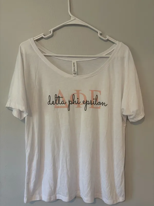 Delta Phi Epsilon T Shirt White - Image 2