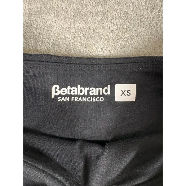 betabrand black pull on wide leg yoga‎ dress pants xs - Image 2