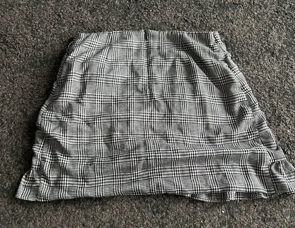 Honey Belle Gingham Faux Wrap Skirt - Image 5