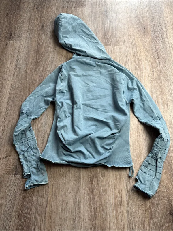 Free People Movement Good Karma Hoodie Top w/Thumbhole Size M/L - Image 12