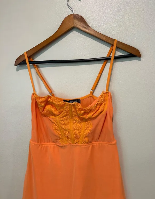 Urban outfitters orange corset dress - Image 3