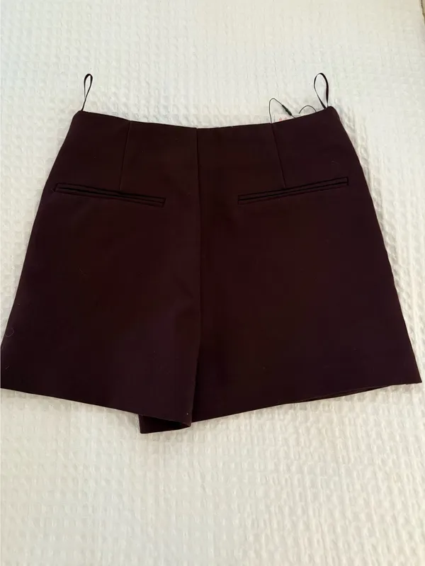 Zara Maroon Skort - Image 3