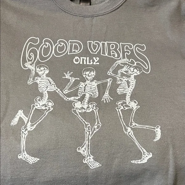 Sweet Claire Gray 'Good Vibes Only' Sweatshirt - Image 2