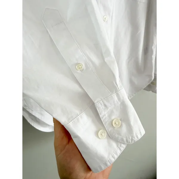Madewell | NWT Oversized Button-Up Shirt White | Sz XS - Image 4