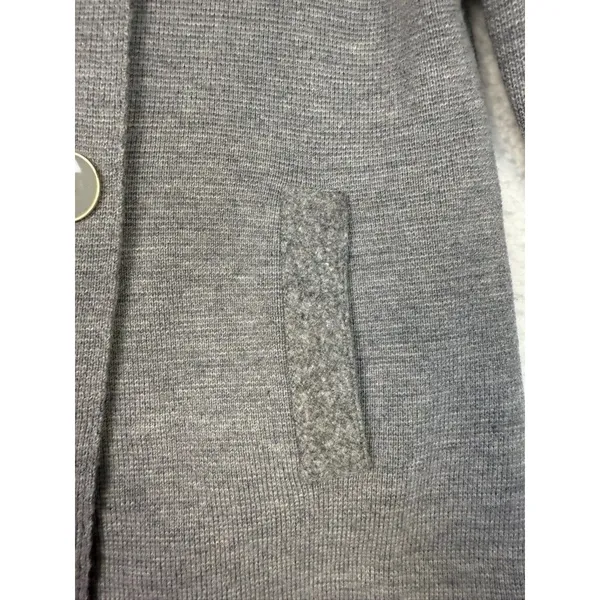 J Crew Jacket Womens Small Gray‎ Wool Double Breasted Peacoat Button Closure Gray - Image 3