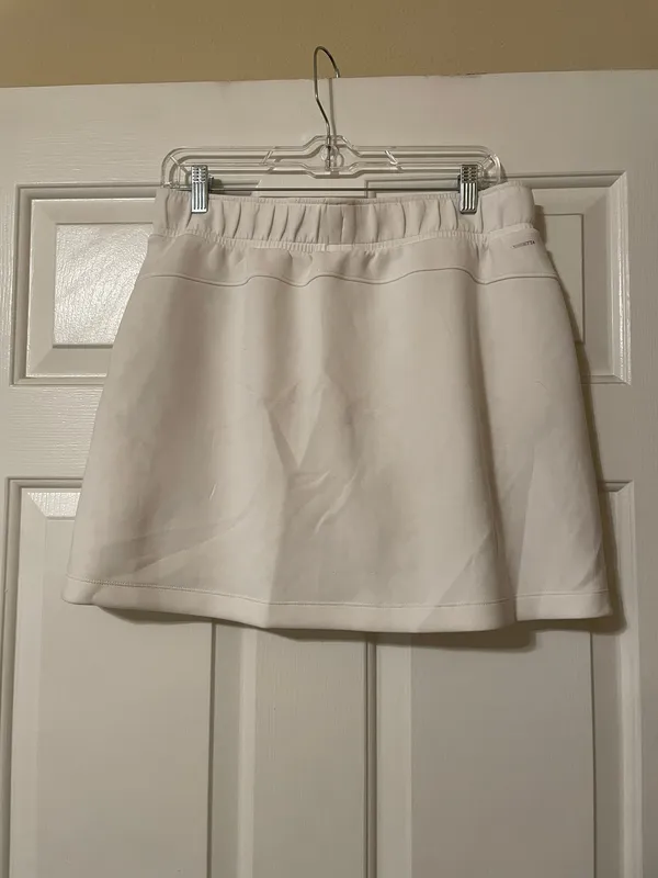 Mondetta Women's White Athletic Skirt Walking Skort, Cream with pockets Size Medium - Image 6