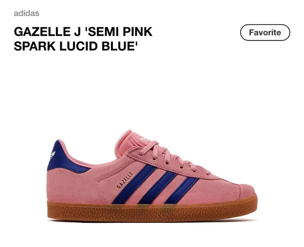 Adidas Gazelle Cotton Candy 5.5W/4.5Y - Image 6