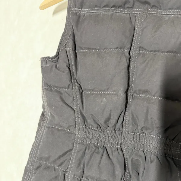 Abercrombie & Fitch Women’s Y2K Vintage Puffer Quilted Vest Full Zip in Brown S - Image 12