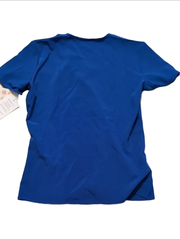 Elite Med Royal Blue Scrub Top Size Large - Image 8