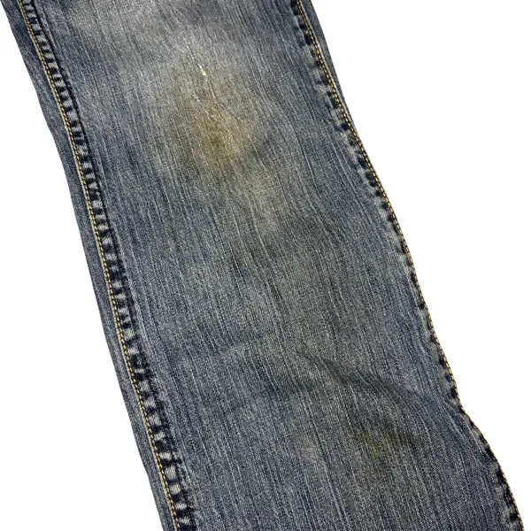 Wrangler Q-Baby Bootcut Jeans Women's 7/8 X34 Blue Denim Mid Rise Western - Image 6