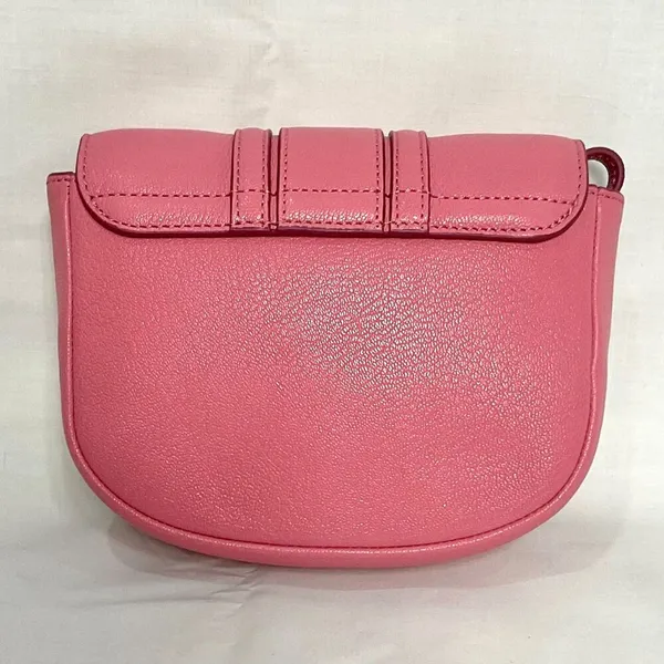 See By Chloe Hana Mini Leather Crossbody Pink Purse Handbag Bag NWT Pushy Pink - Image 11