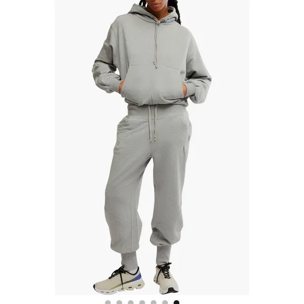 NWT FREE PEOPLE |‎ FP Movement Day Off Pants Joggers Heather Grey Sz L - Image 5