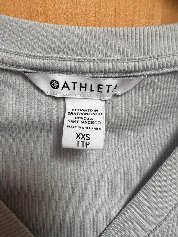 UPTEMPO TOP Ribbed Henley Gray - Image 3