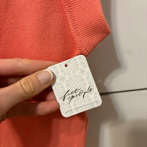 Free People Kate Tank Top CORAL NWT - Image 6