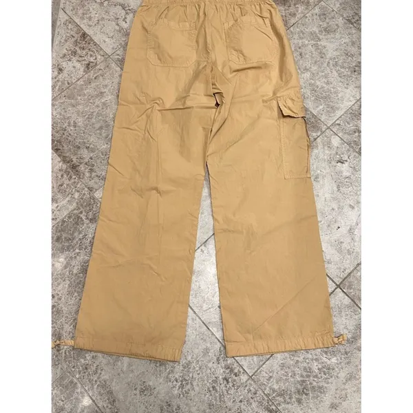 Aerie Avenue Cargo Pant Baggy NEW Khaki Medium Skater Pant Jogger 100% Cotton - Image 9