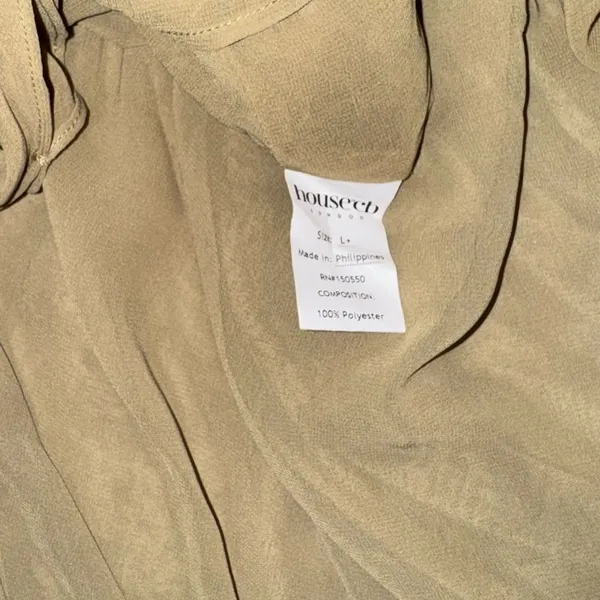 NWOT HOUSE OF CB 'Pixie' Olive Ruffle Maxi Dress sz XL - Image 9