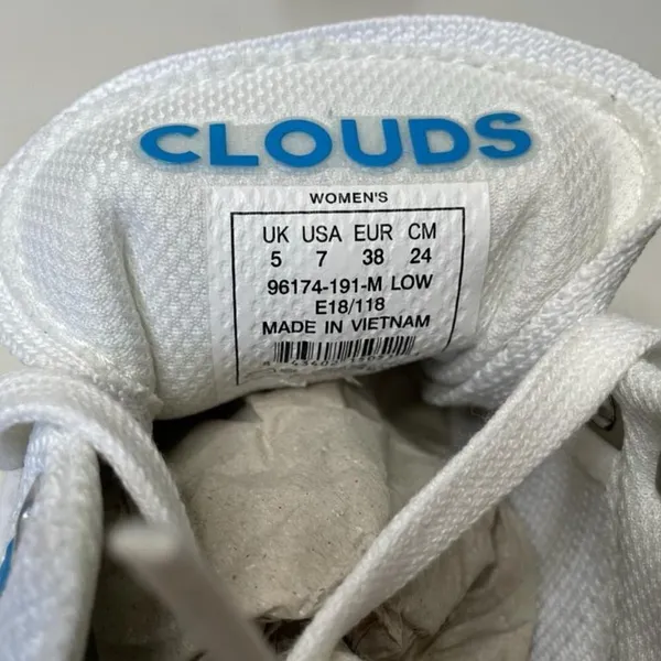 K-Swiss x Garyvee Clouds and Dirt Women's White Mesh Low Top Sneakers Size‎ 7 - Image 15