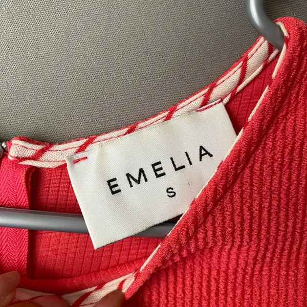 Emelia sz S red strapless sleeveless cute tank‎ top - Image 5