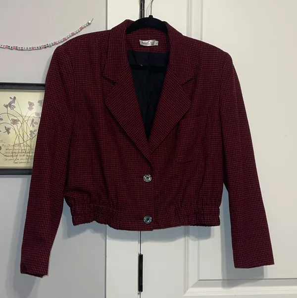 Vintage Ann Taylor Cropped Jacket - Image 3