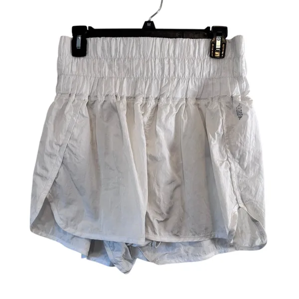 Free People Movement White High Rise Running Shorts Womens XL Gym Workout Casual - Image 2