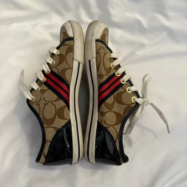 EUC Y2K Vintage Coach Poppy Series Folly Sneaker - Image 4