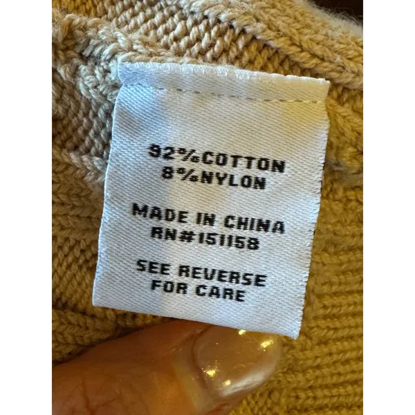 Revolve 525 Tank Top Women XS Beige Tan Oat Cable Knit Tiny Tank Cropped‎ Sexy - Image 9
