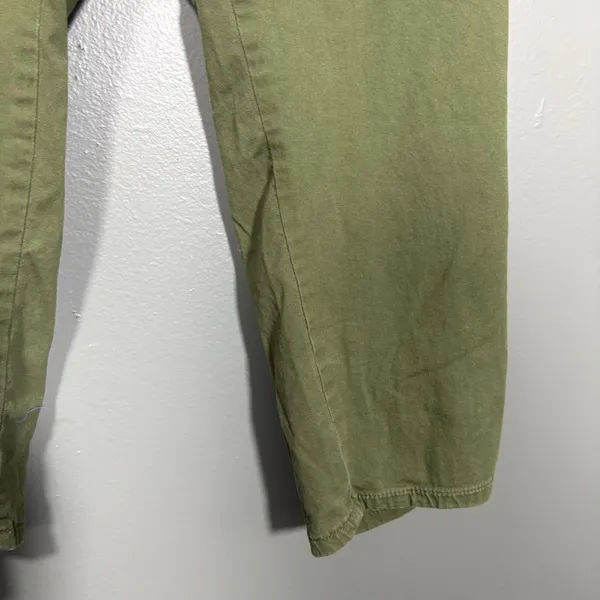 Meri Skye Olive Green Straight Leg Elastic Waist Pants - 24 - Women's Plus Size - Image 3