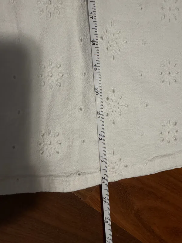 Hollister White Eyelet Spaghetti Strap Sundress - Image 8