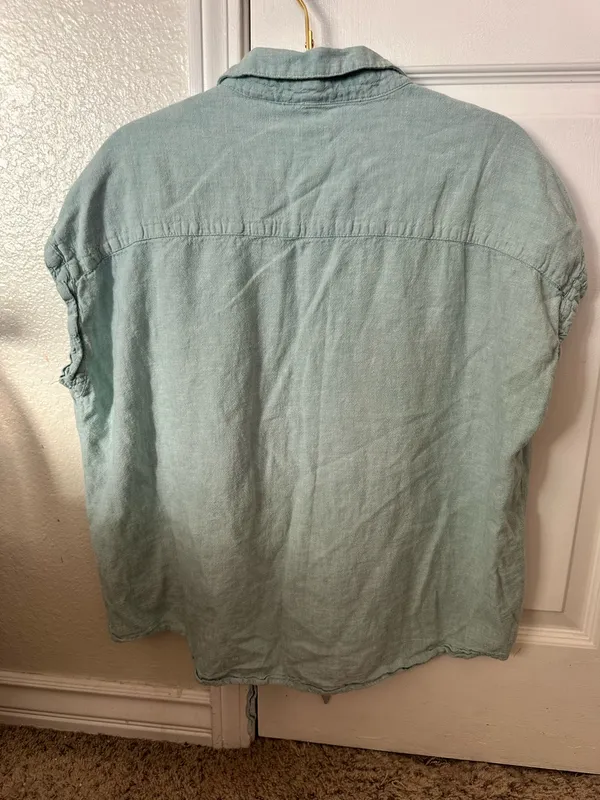 Weatherproof Vintage washable linen top. Airy, vacation, Spring, Summer, coastal - Image 2