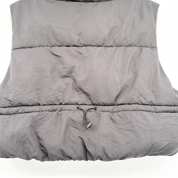 Altar'd State Womens Black Cropped‎ Puffer Cinch Back Gorpcore Outdoor Vest XL - Image 7