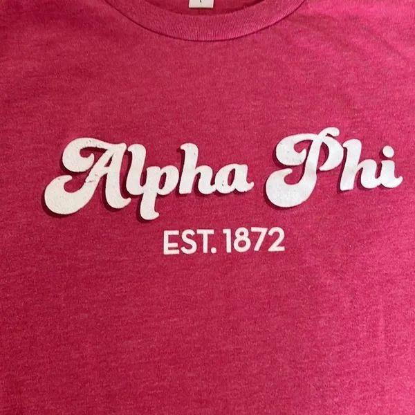 Alpha Phi Muted Res Tee Size L - Image 2
