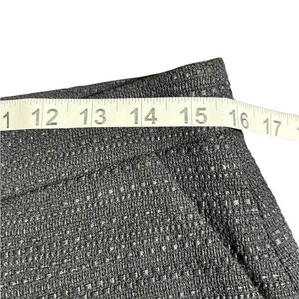 Joie Charcoal Gray Tweed Tailored Shorts Size 4 Textured Classic Chic - Image 6