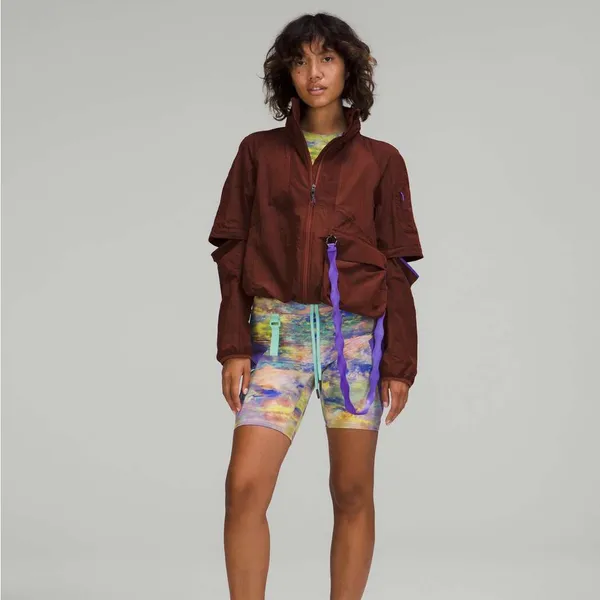 Lululemon Cargo Super-High-Rise Hiking Short 8" Altered Nature Multi 8 Purple - Image 2