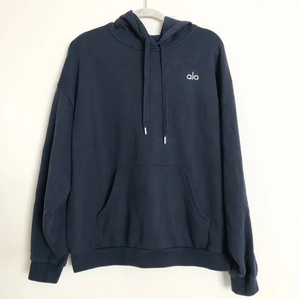 Alo Yoga Accolade Hoodie Navy L - Image 2