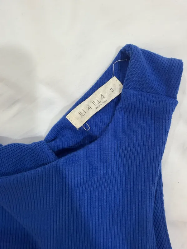 Royal Blue Crop Top - Image 6
