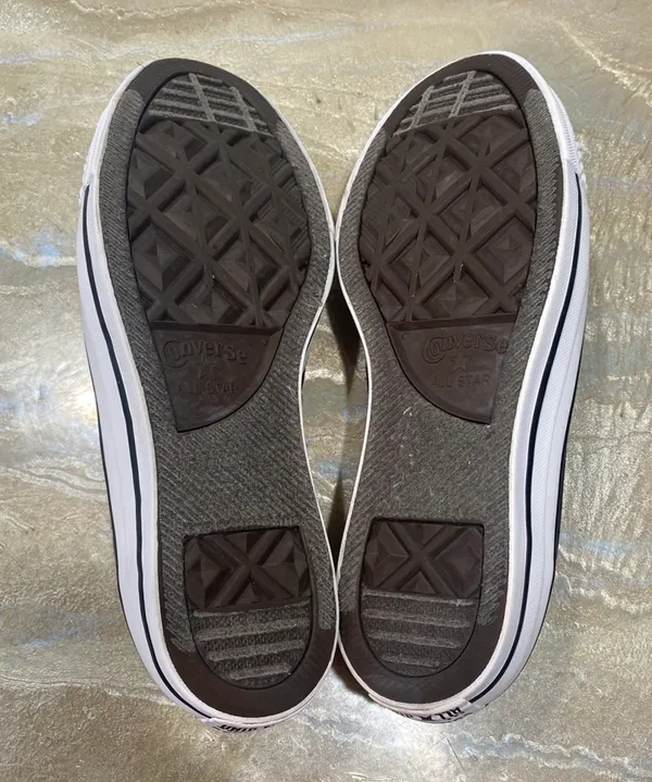 Converse All Star Low Tops Lace Black Sneakers Shoes Women’s 10 - Image 12
