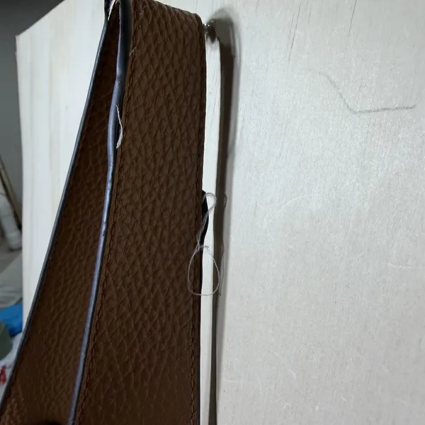 Remi Reid Brown Leather Tote Bag‎ Shoulder Handbag Large Pebbled Boho - Image 6