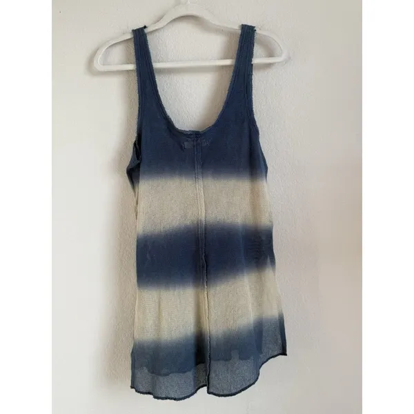 Free People We The Free Women's Joni Maxi Cotton Sleeveless T-Shirt Tank Top Navy Size XS - Image 9