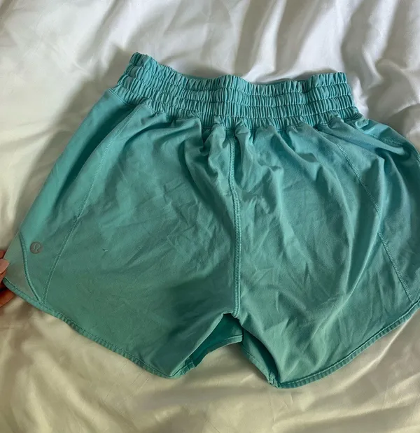 Blue Lululemon Shorts Hotty Hot 4" - Image 3