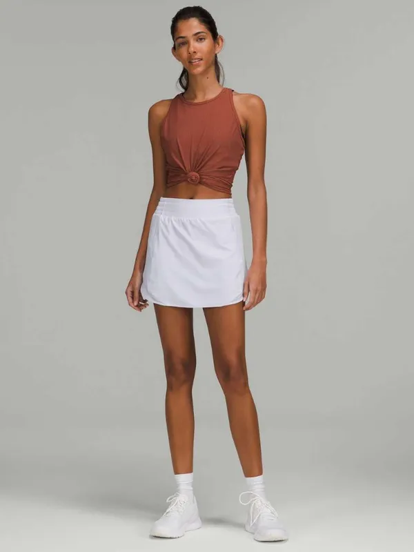 Lululemon Hotty Hot High Rise Skirt Pastel Blue Size 10 - Image 3